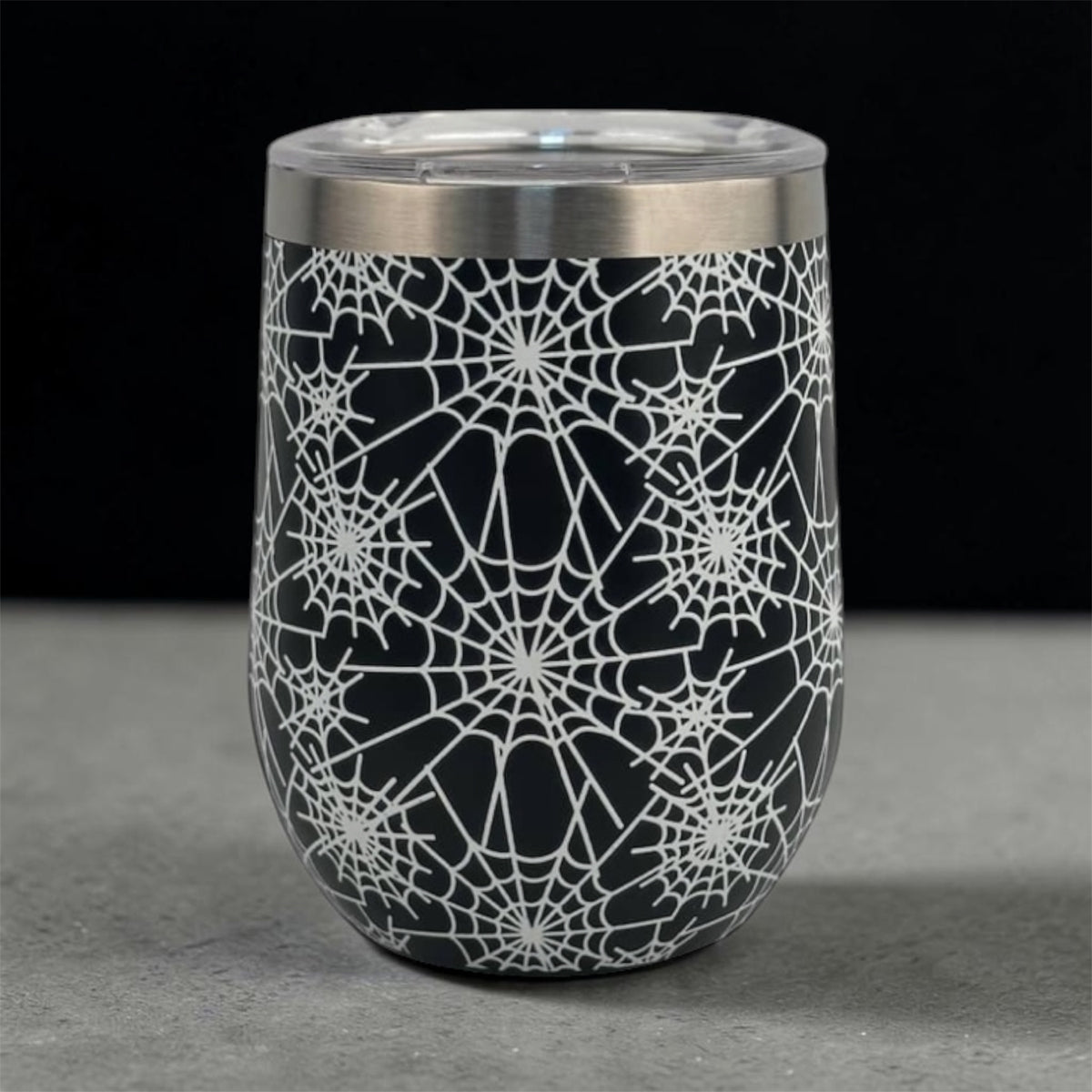 Halloween Spiderweb 12 oz. Stainless Steel Insulated Tumbler
