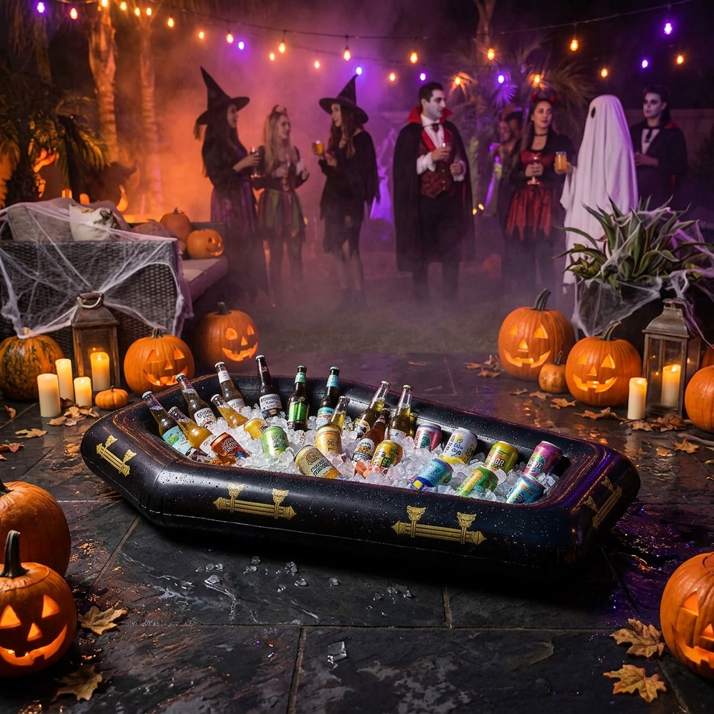 Spooky Coffin Party Cooler (inflatable)