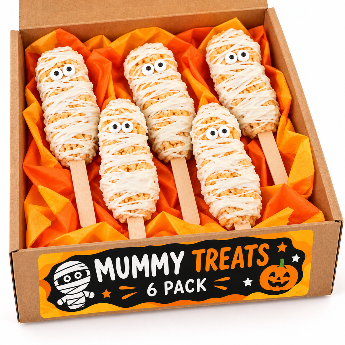 Spooky Mummy Rice Krispies Treats