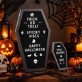 Halloween Coffin-Shaped Letter Board