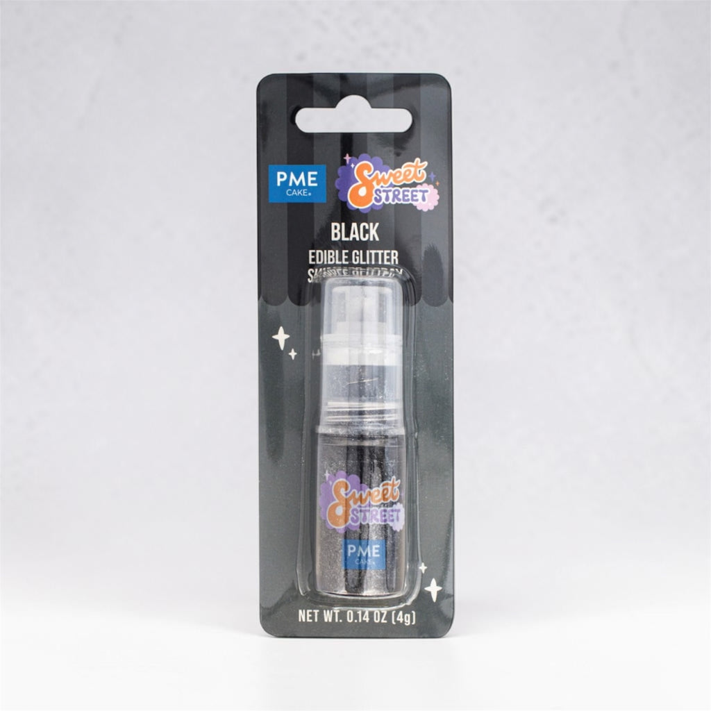 Black Edible Glitter Spray
