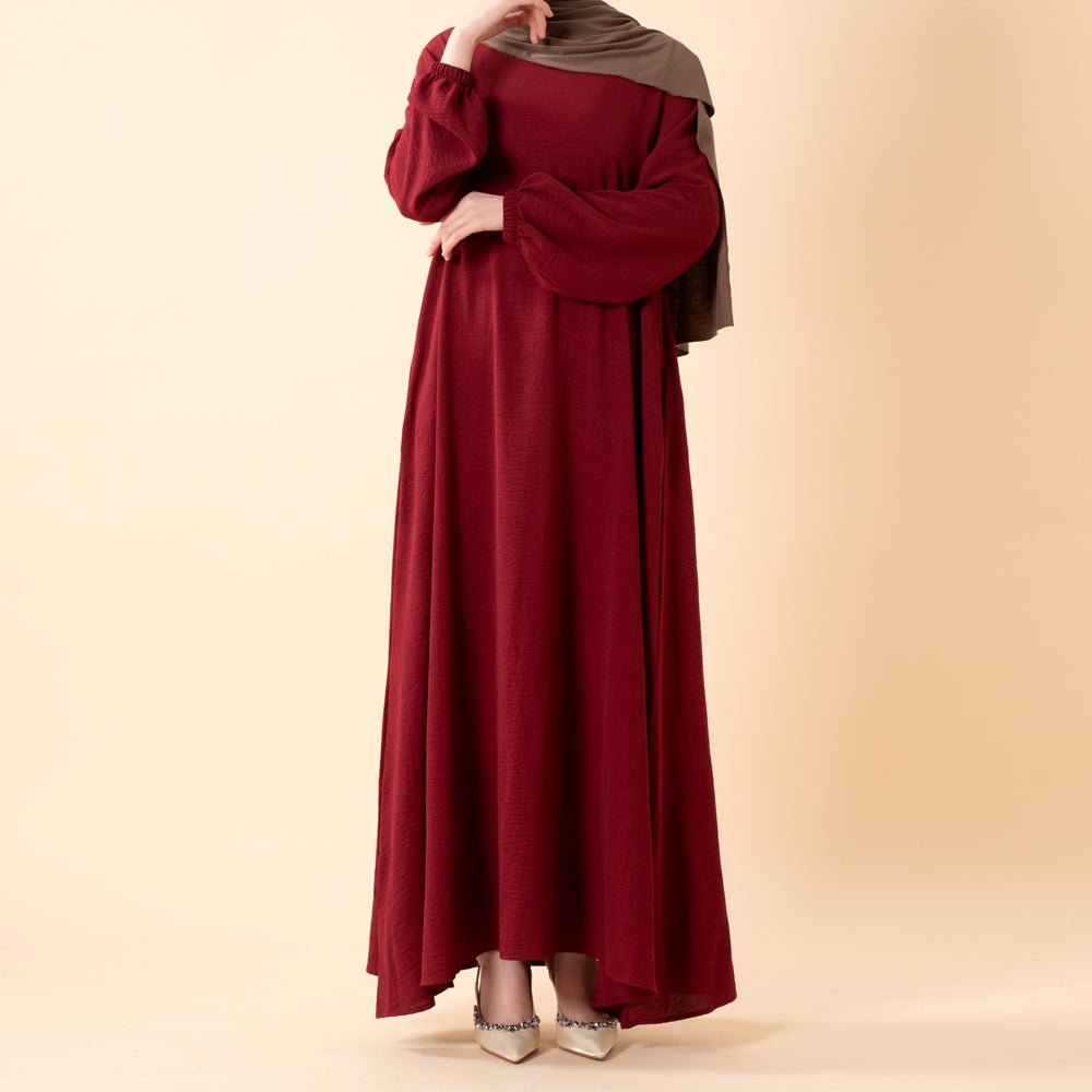 Essential Flow Crepe Maxi Dress with Pockets (MA385)